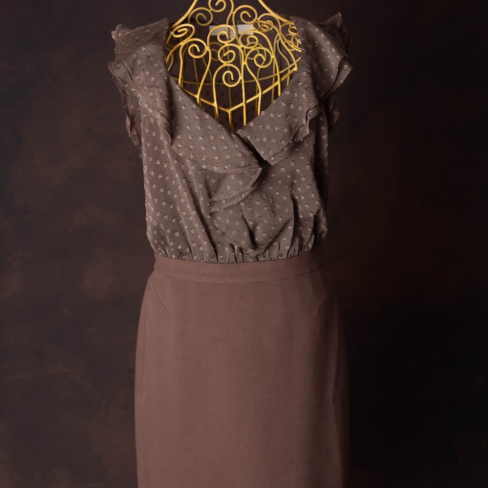Brown Dress - Loft (0)